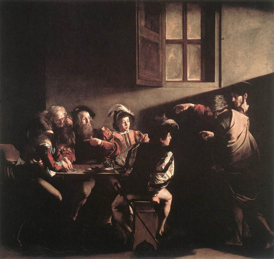 The Calling of Saint Matthew, by Caravaggio